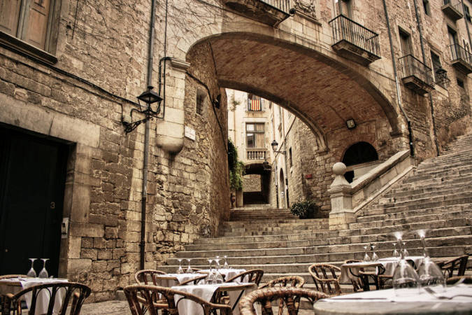 Barrio judío medieval en Girona - Propiedades históricas cerca de Barcelona