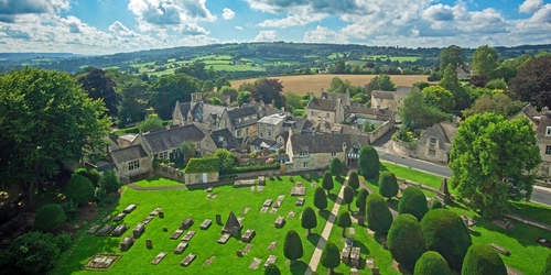 Painswick y su cementerio